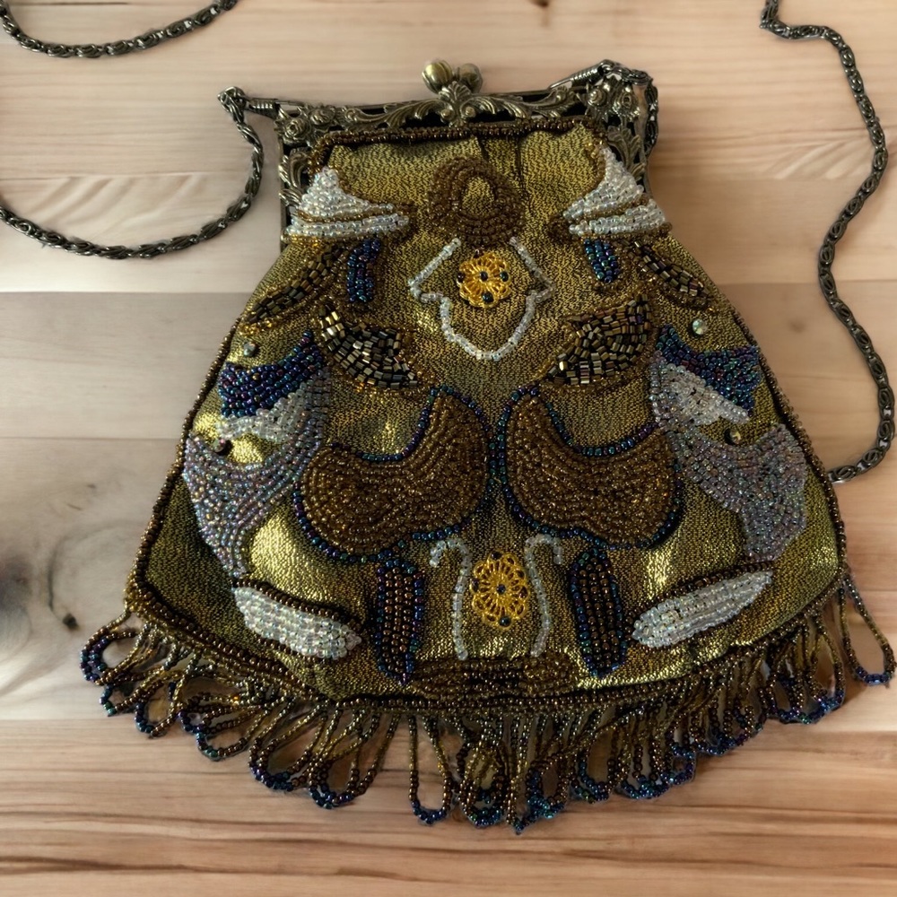 (REDUCED) M&W BEADED VINTAGE SHOULDER BAG
